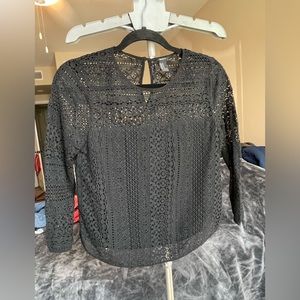 Forever 21 black blouse, medium, never worn